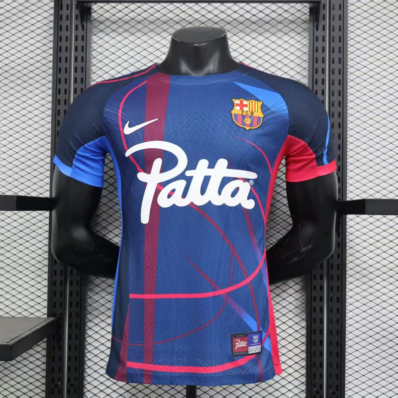 CAMISOLA BARCELONA EDIÇÃO ESPECIAL PATTA 23/24 homem (VERSÃO JOGADOR)