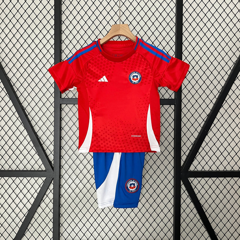 CAMISOLA CHILE I COPA AMÉRICA 2024 CONJUNTO INFANTIL