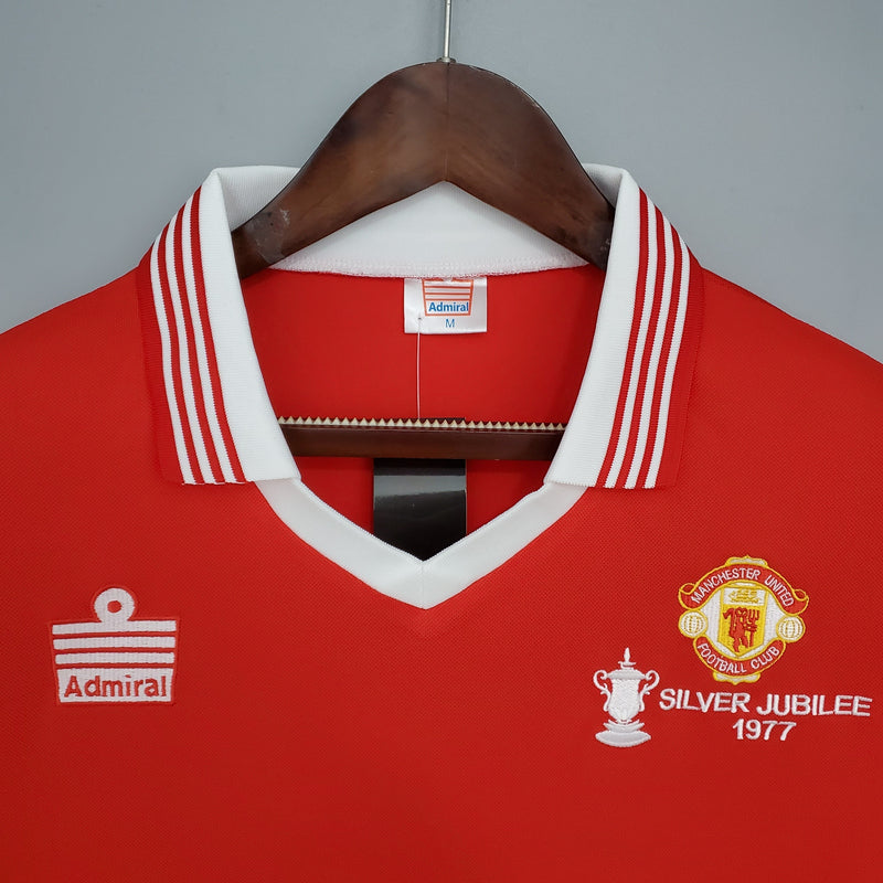 CAMISOLA MANCHESTER UNITED I 1977 homem (RETRO)