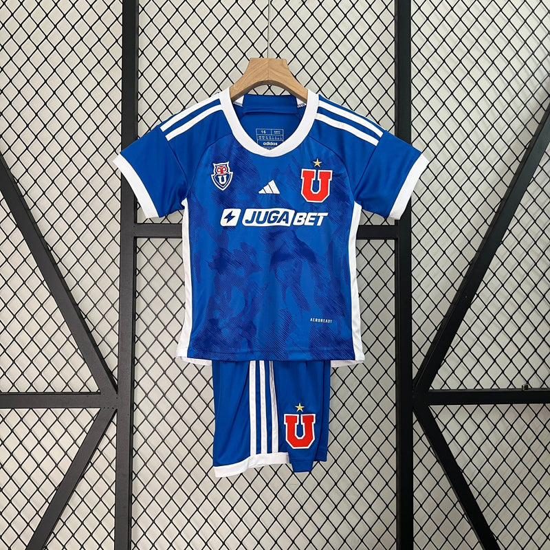 CAMISOLA UNIVERSIDAD DE CHILE I 24/25 CONJUNTO INFANTIL