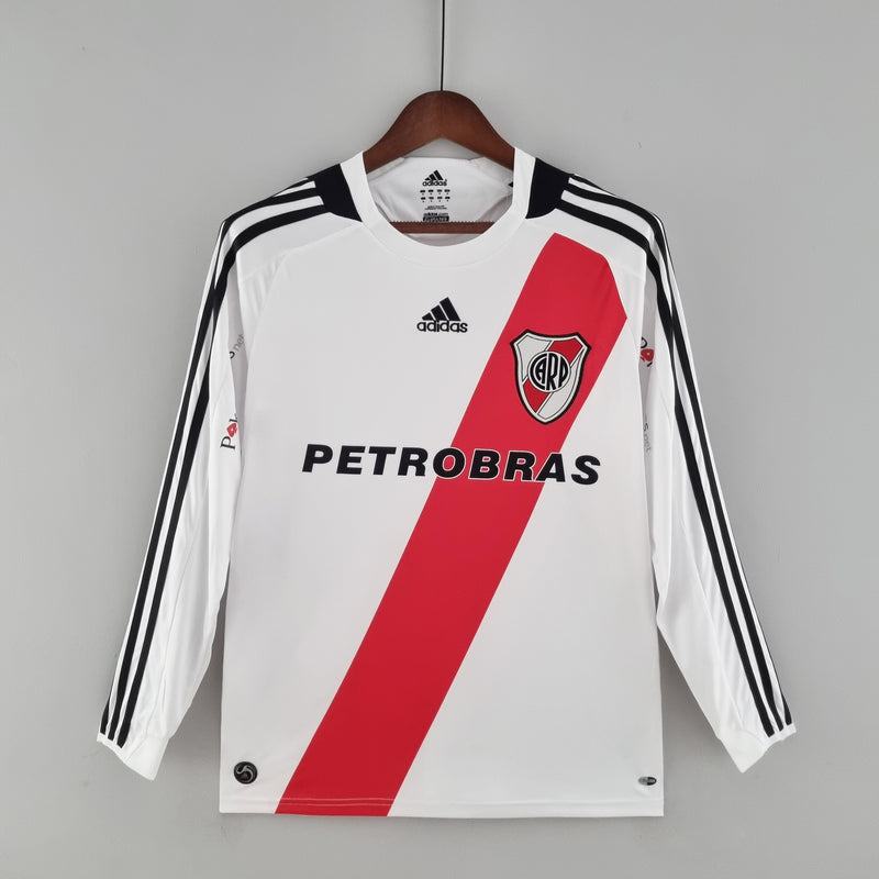 CAMISOLA RIVER PLATE I 09/10 homem (RETRO) MANGA LONGA