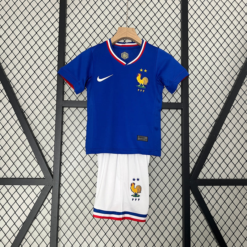 CAMISOLA FRANÇA I EURO 2024 CONJUNTO INFANTIL