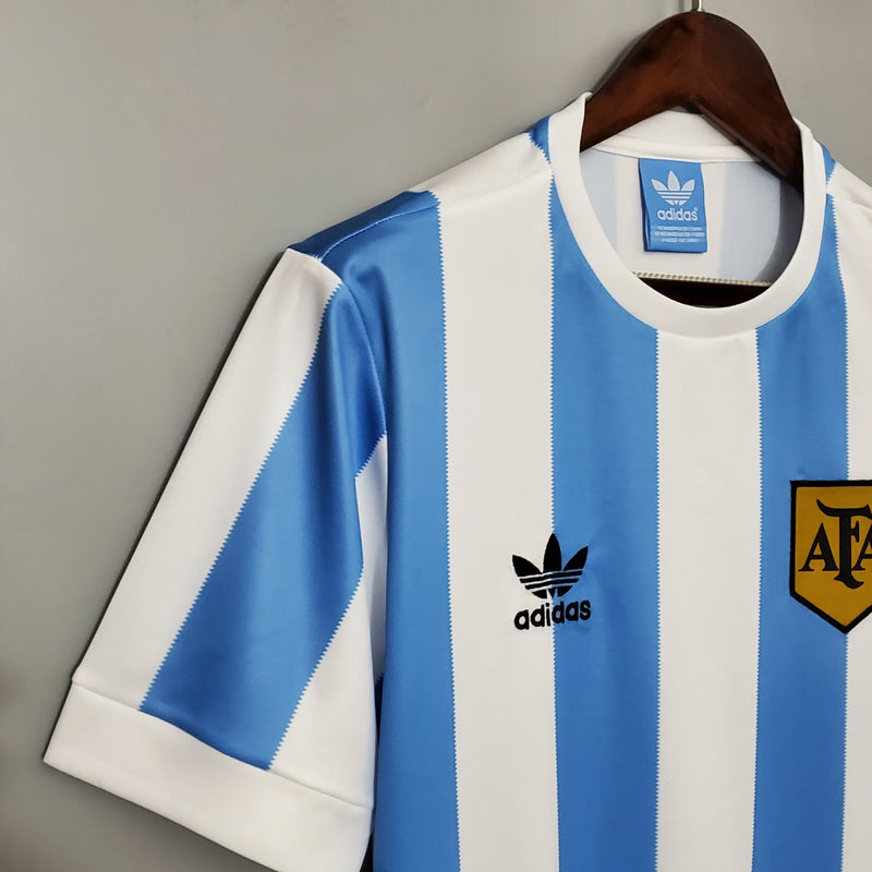 CAMISOLA ARGENTINA I 78/79 homem (RETRO)