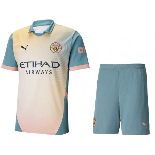 CAMISOLA MANCHESTER CITY IV 24/25 CONJUNTO INFANTIL