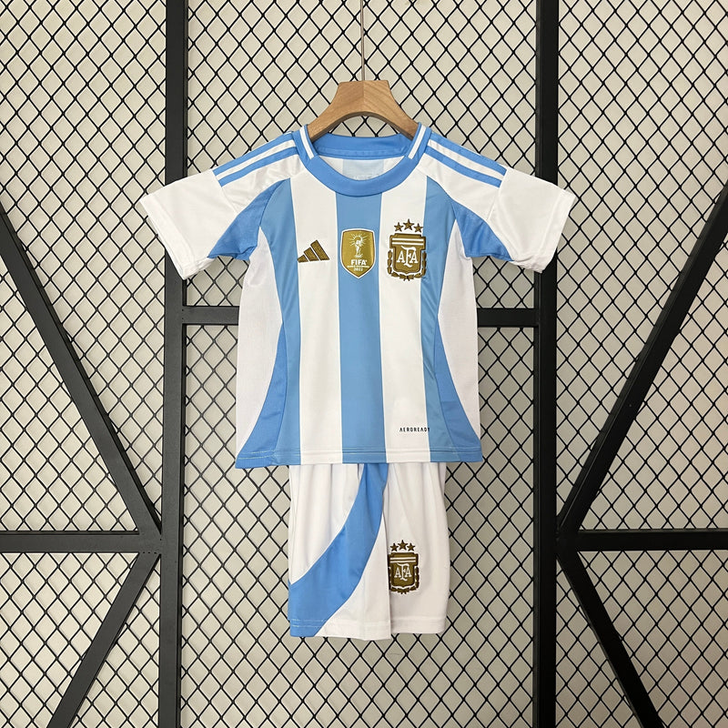 CAMISOLA ARGENTINA COPA AMÉRICA 2024 CONJUNTO INFANTIL