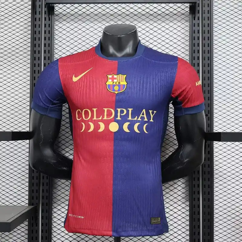 CAMISOLA BARCELONA EDIÇÃO ESPECIAL COLDPLAY 24/25 homem (VERSÃO JOGADOR)