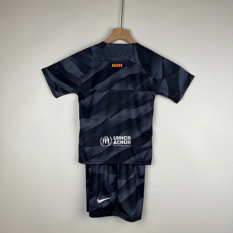 CAMISOLA BARCELONA PORTERO/GUARDA REDES II 23/24 CONJUNTO INFANTIL