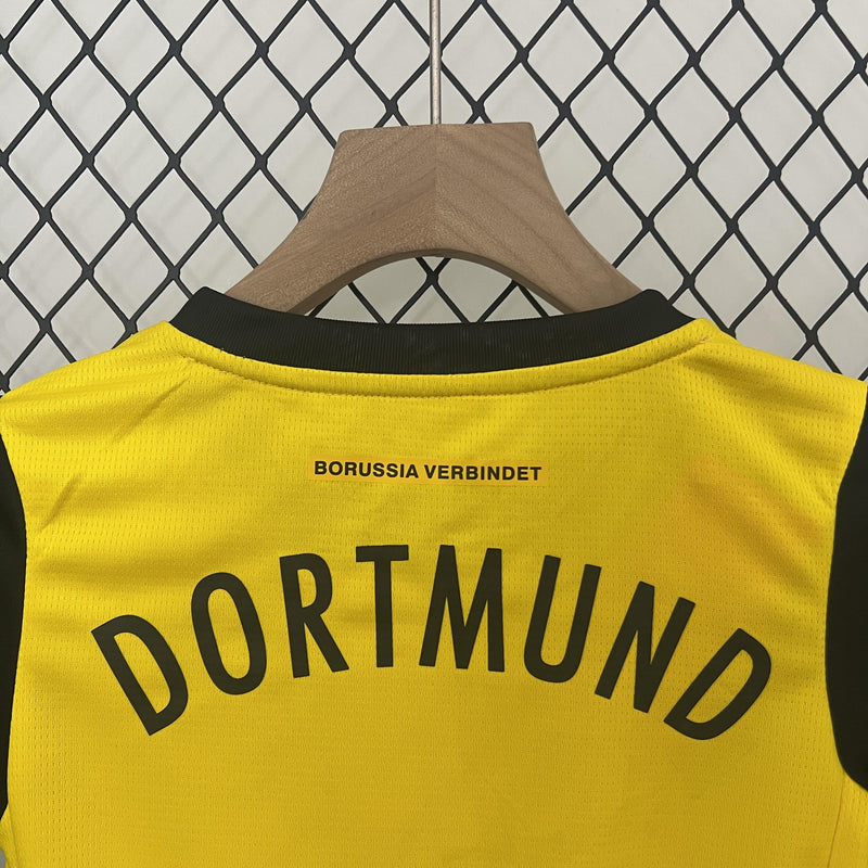 CAMISOLA BORUSSIA DORTMUND I 24/25 CONJUNTO INFANTIL