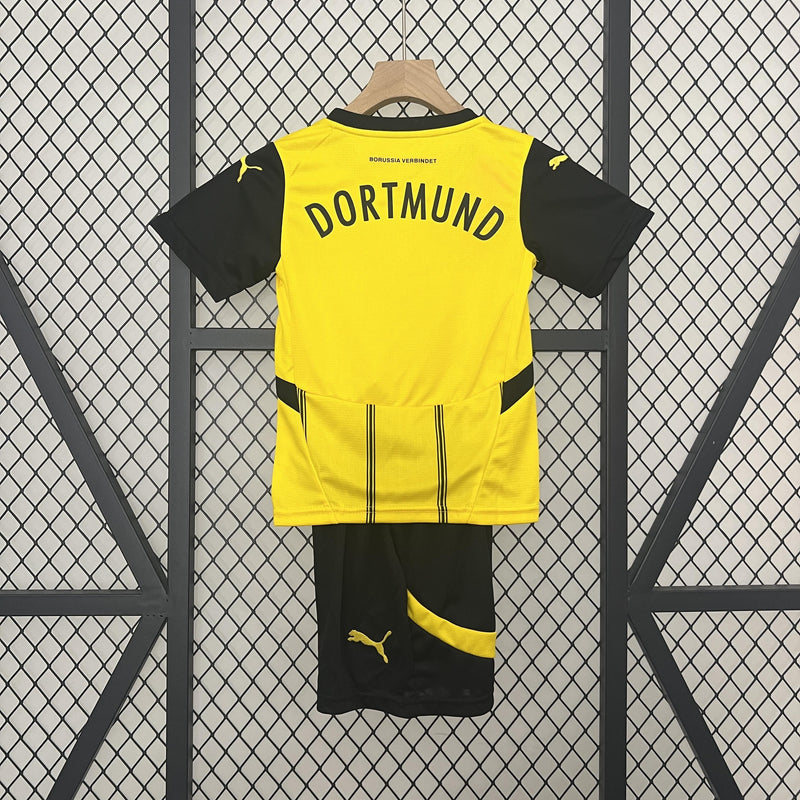 CAMISOLA BORUSSIA DORTMUND I 24/25 CONJUNTO INFANTIL