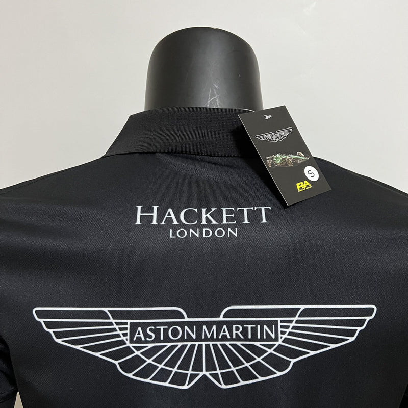 CAMISOLA F1 Aston Martin 2023 - Black POLO