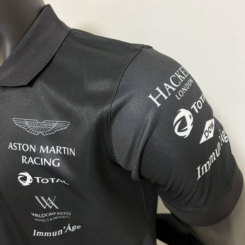 CAMISOLA F1 Aston Martin 2023 - Black POLO