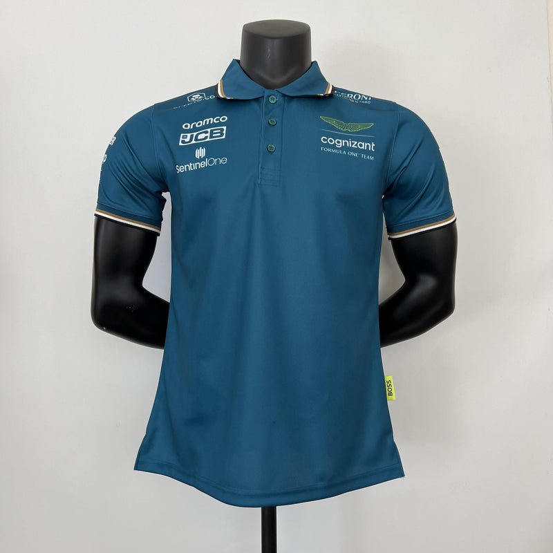 CAMISOLA F1 Aston Martin 2023 - #ALONSO - #14 - Green POLO