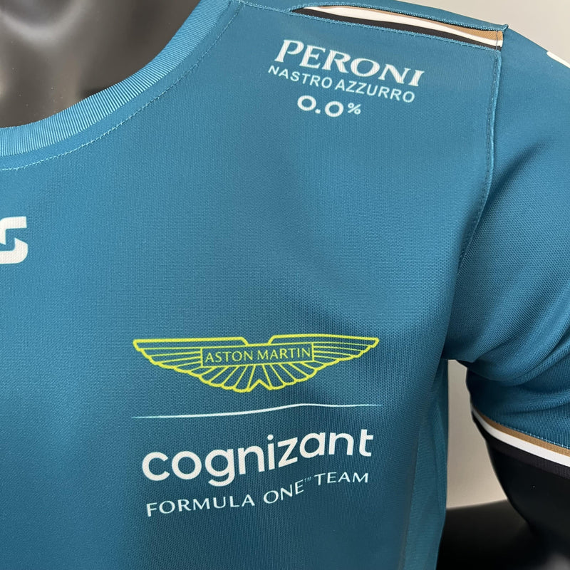 CAMISOLA F1 Aston Martin 2023 - # STROLL - #18 Green t shirt