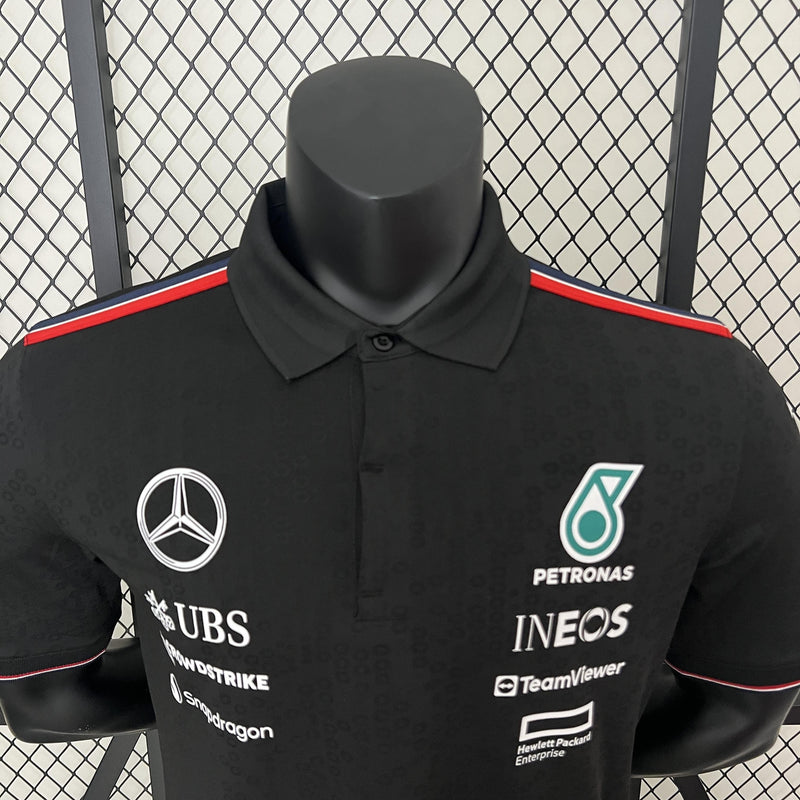 CAMISOLA F1 Mercedes 2024 new black - POLO