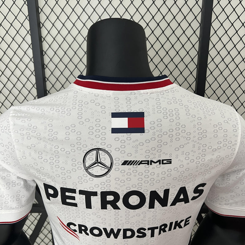 CAMISOLA F1 Mercedes 2024 new white F1 shirt