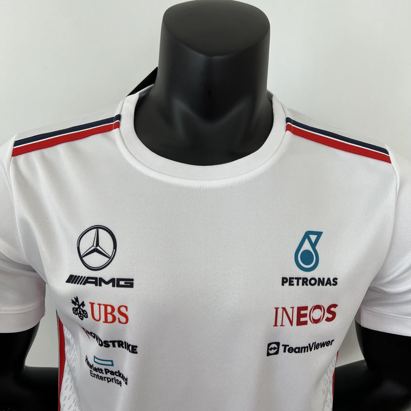 CAMISOLA F1 Mercedes Benz 2023 White T-shirt - 2