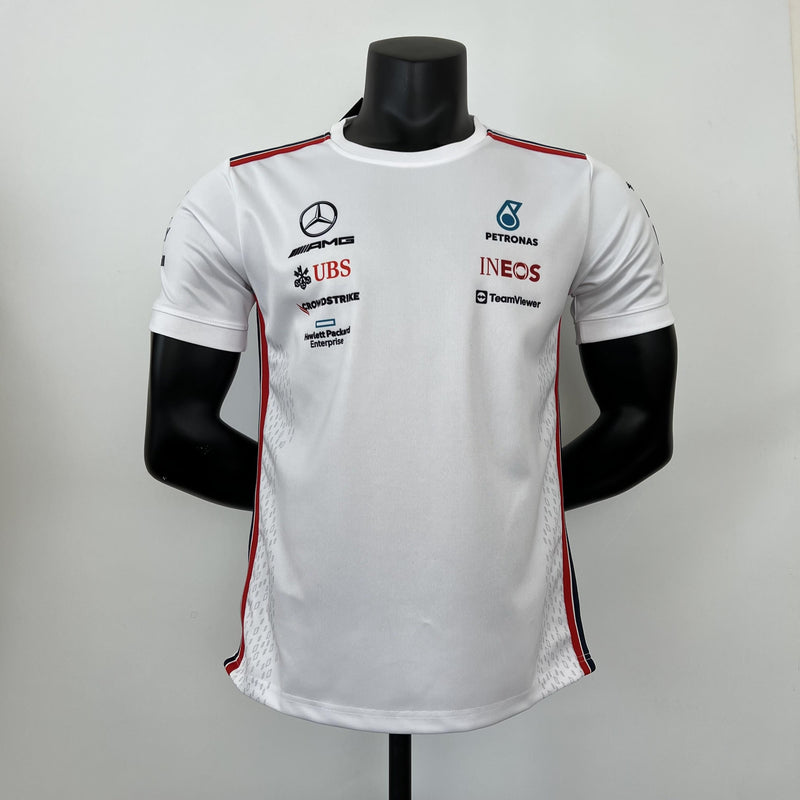 CAMISOLA F1 Mercedes Benz 2023 White T-shirt - 2