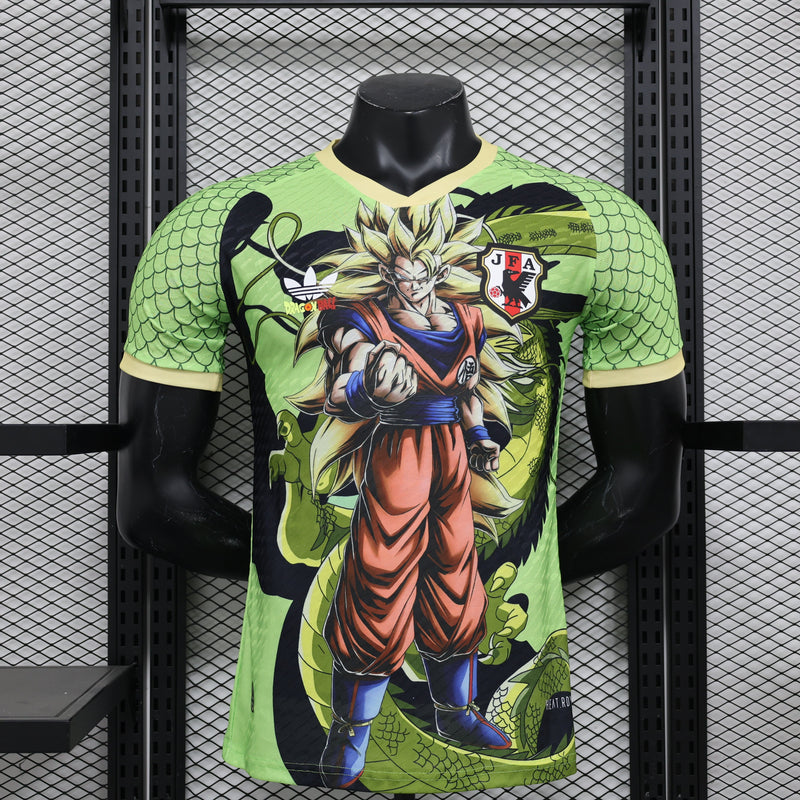 CAMISOLA JAPAO 2024 homem DRAGON BALL Z VERDE (VERSÃO JOGADOR)