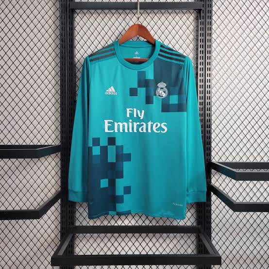 CAMISOLA REAL MADRID 17/18 homem (RETRO) MANGA LONGA