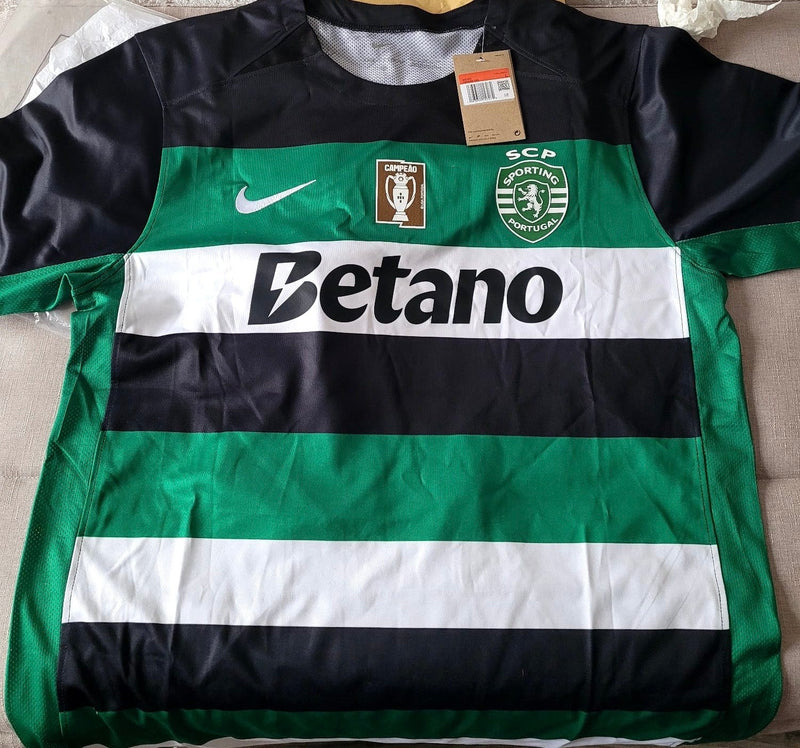 CAMISOLA SPORTING LISBOA I 24/25 homem COM PATCH, GYÖKERES