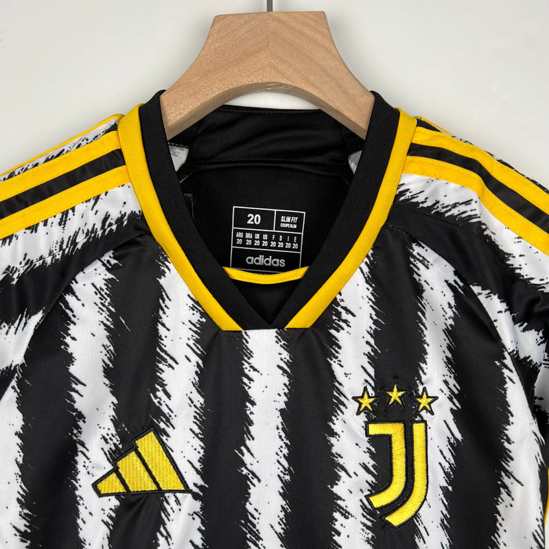 CAMISOLA JUVENTUS I 23/24 CONJUNTO INFANTIL