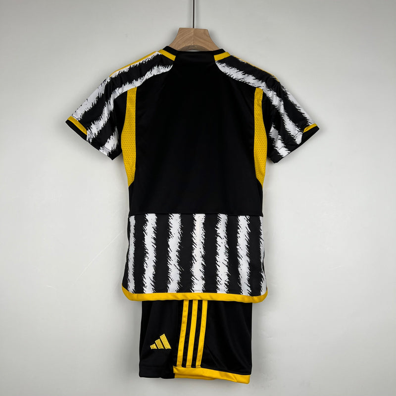 CAMISOLA JUVENTUS I 23/24 CONJUNTO INFANTIL