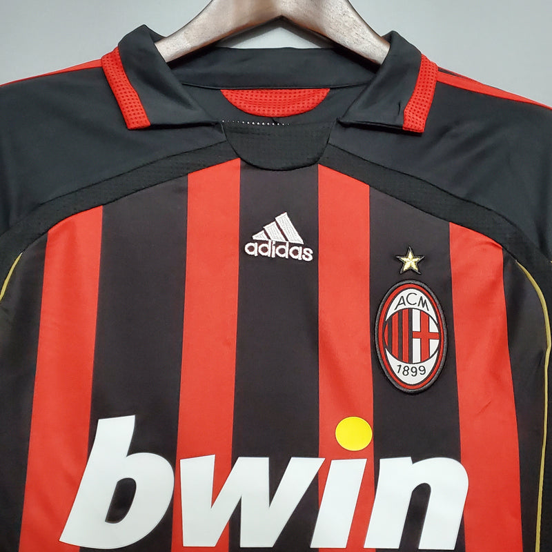 CAMISOLA MILAN V 06/07 homem (RETRO) MANGA LONGA