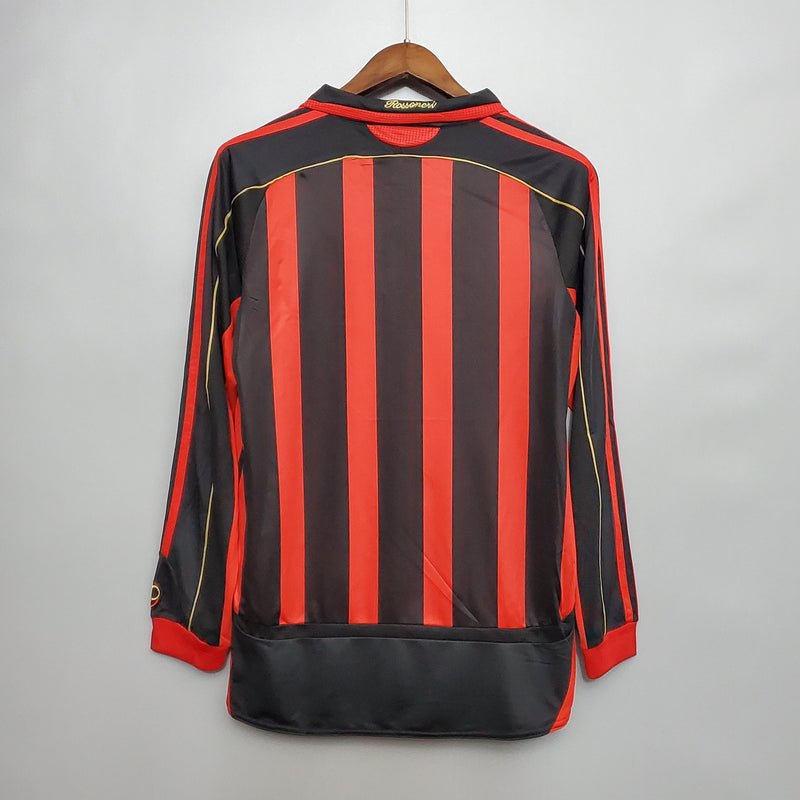 CAMISOLA MILAN V 06/07 homem (RETRO) MANGA LONGA