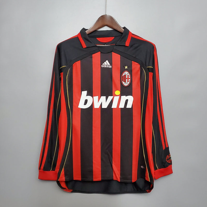 CAMISOLA MILAN V 06/07 homem (RETRO) MANGA LONGA