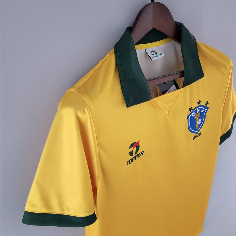 CAMISOLA BRASIL I 1988 homem (RETRO)