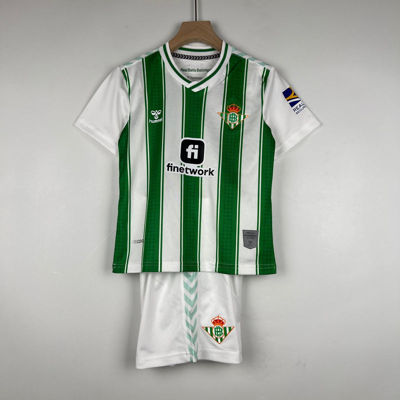 CAMISOLA REAL BETIS I 23/24 CONJUNTO INFANTIL