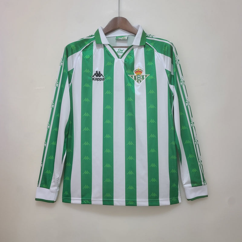 CAMISOLA REAL BETIS I 95/97 homem (RETRO) MANGA LONGA