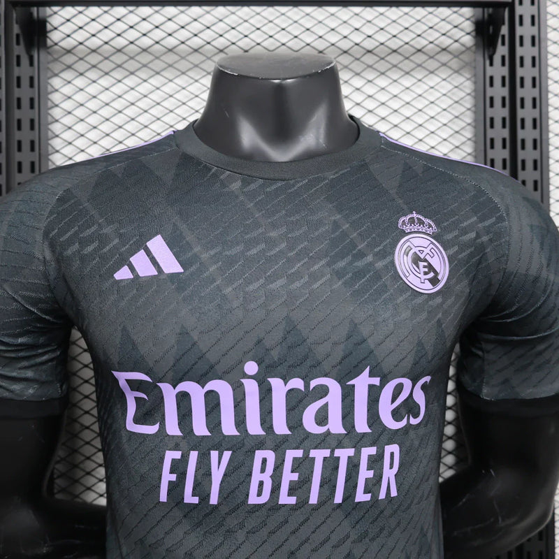 CAMISOLA REAL MADRID ESPECIAL EDITION 24/25 homem (VERSÃO JOGADOR) - BLACK PURPLE