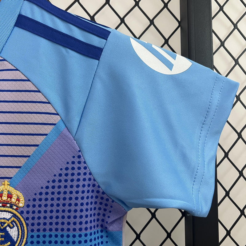 CAMISOLA REAL MADRID PORTERO/GUARDA REDES I 24/25 CONJUNTO INFANTIL