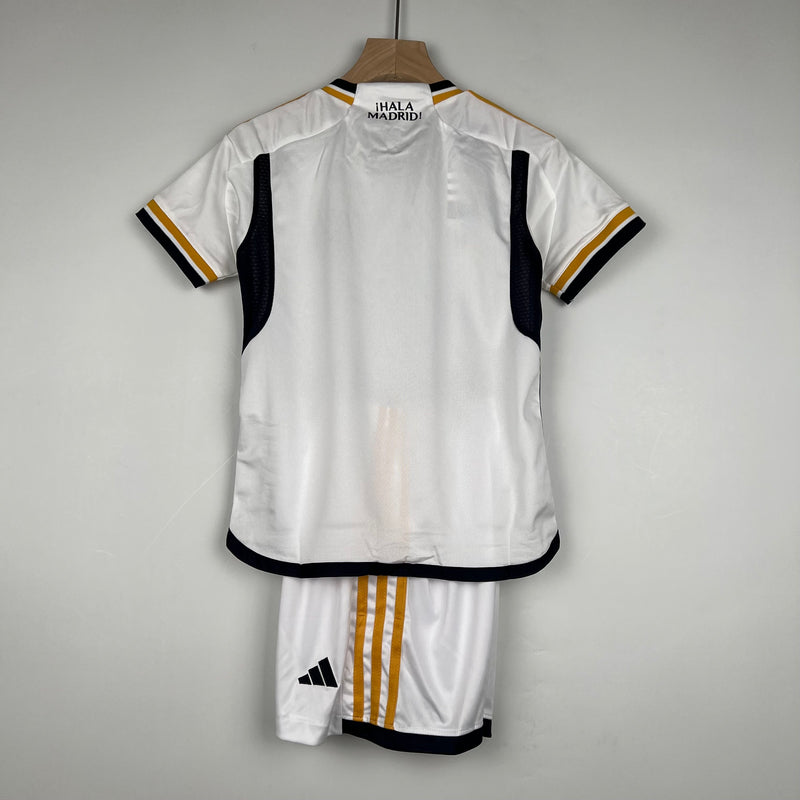 CAMISOLA REAL MADRID I 23/24 CONJUNTO INFANTIL