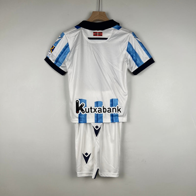 CAMISOLA REAL SOCIEDAD I 23/24 CONJUNTO INFANTIL