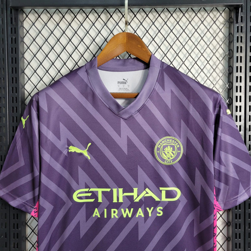 CAMISOLA MANCHESTER CITY PORTERO/GUARDA REDES I 23/24 homem