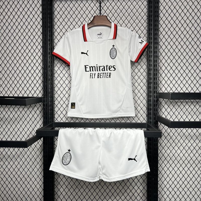 CAMISOLA AC MILAN CONJUNTO INFATIL II 24/25