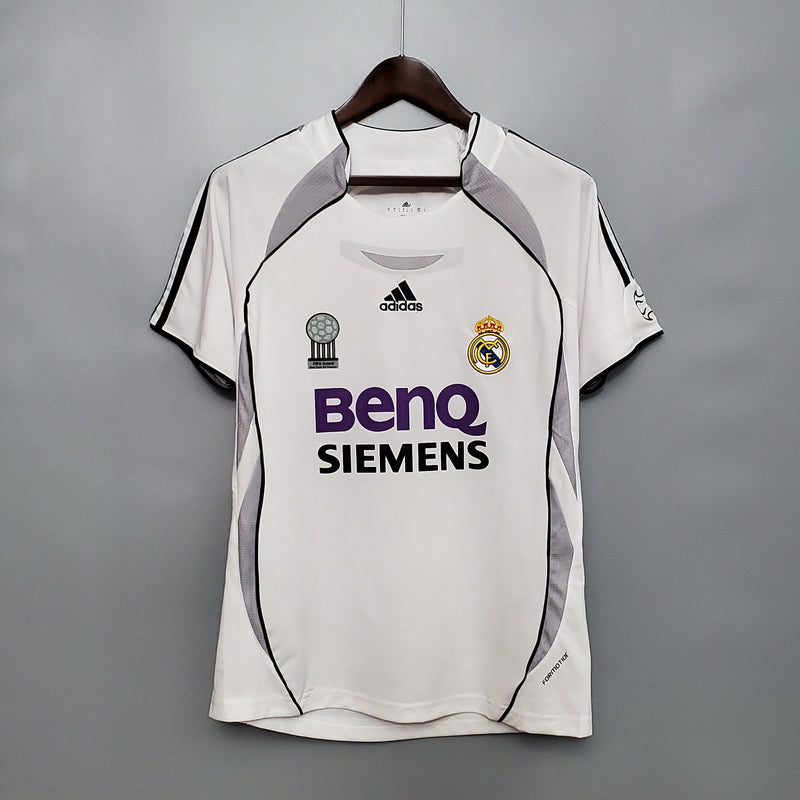 CAMISOLA REAL MADRID I 06/07 homem (RETRO)