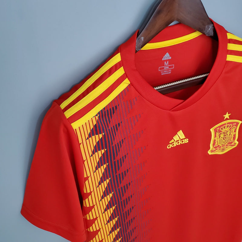 CAMISOLA ESPANHA I 2018 homem (RETRO)