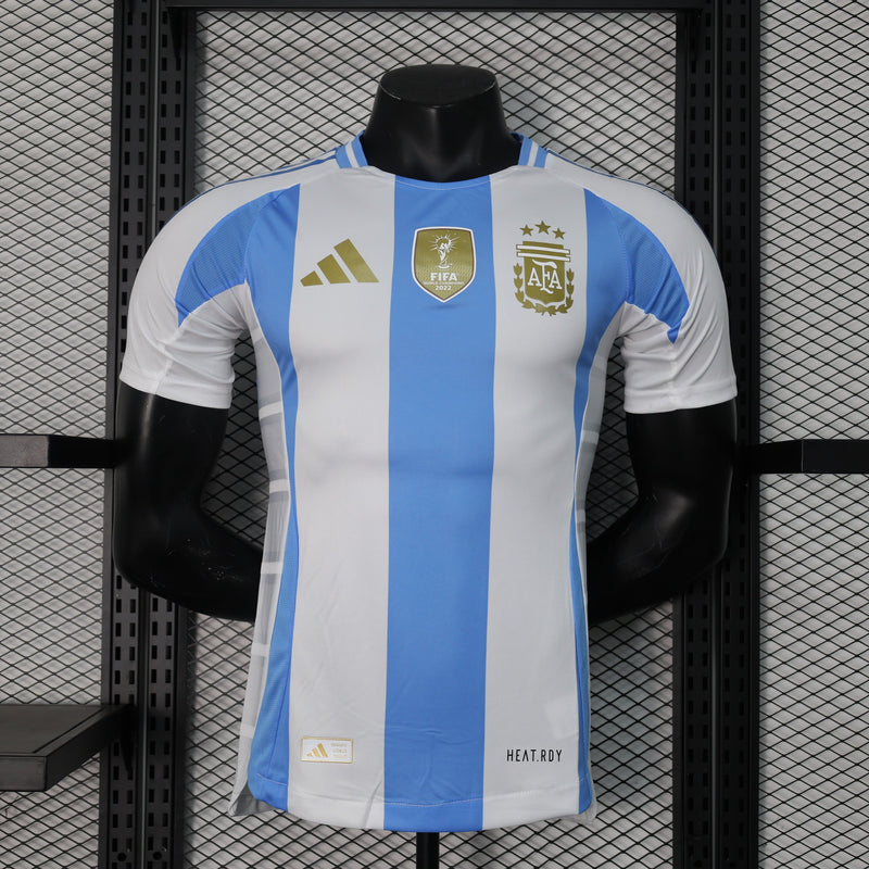 CAMISOLA ARGENTINA I COPA AMÉRICA 2024 homem (VERSÃO JOGADOR)