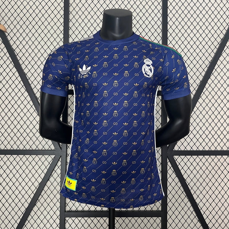 CAMISOLA REAL MADRID EDIÇÃO ESPECIAL LIMITADA AZUL 24/25 homem (VERSÃO JOGADOR)